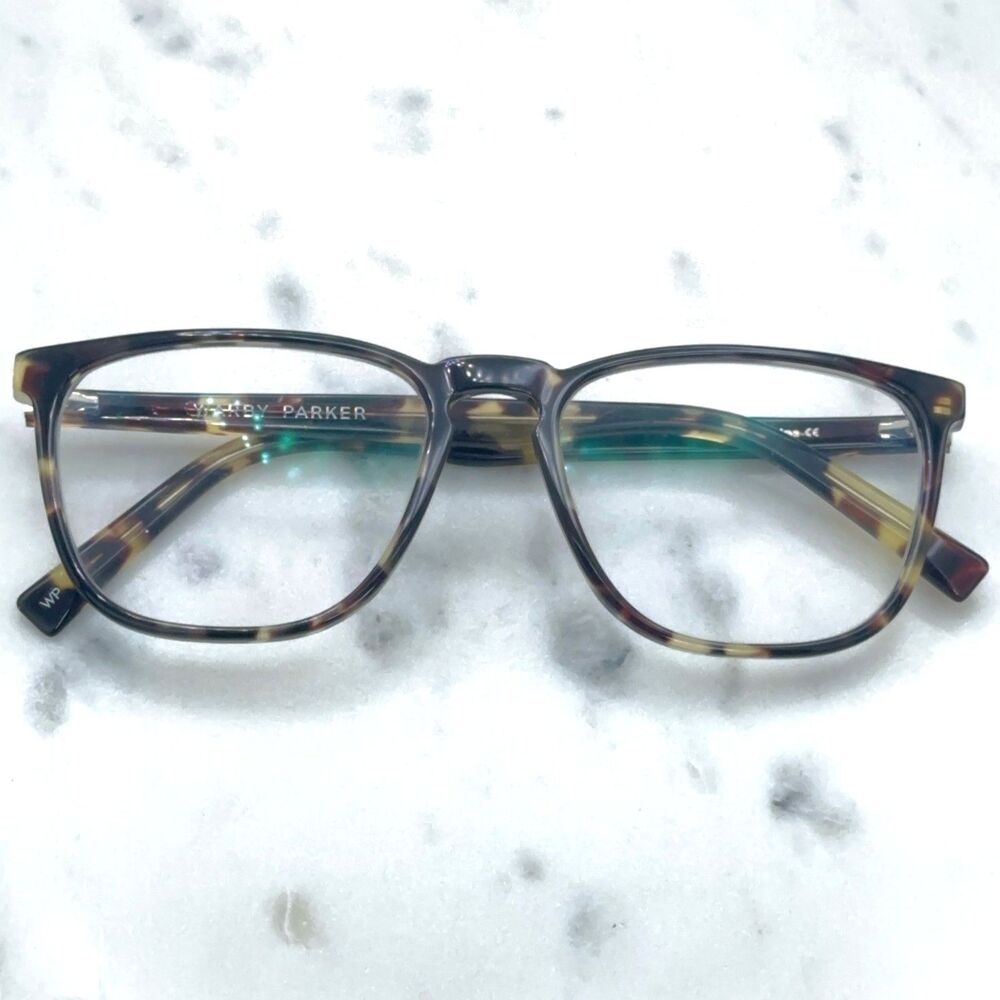 Warby Parker Vaughan M 265 Burnt Lemon Tortoise Eyeglasses 53-18 140 Frames Only